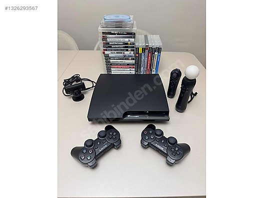 SONY PS3 KONSOL + MOVE SET + 21 ORİJİNAL OYUN!!! BÖYLE SET YOK