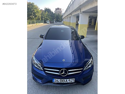 Mercedes Benz C Serisi C 200 D Bluetec Amg Ozel Siparis Mavi Renk 2018 Cikisli Gece Paketi Sahibinden Comda 942293873