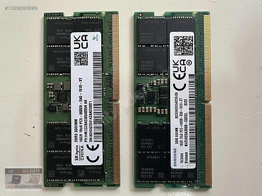 SKHYNİX 16GB RAM DDR5 5600MHZ RAM LAPTOP İÇİNDİR sahibinden.comda