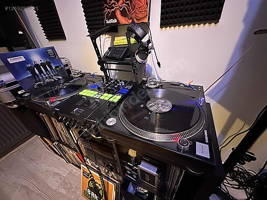 Technics turntable m5g ve pioneer djm s9 scratch mixer on