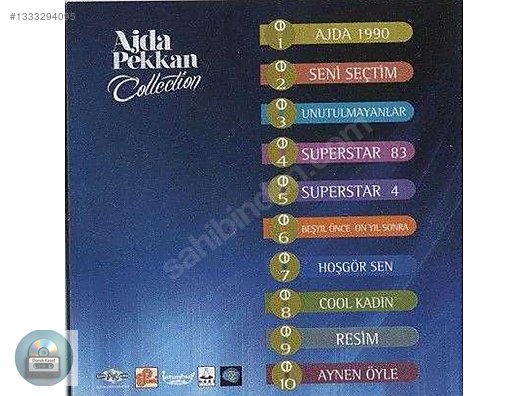 Ajda Pekkan collection 10 CD 106 şarkı , ücretsiz kargo - Müzik CD