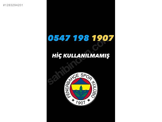 İkinci El ve Sıfır Alışveriş / Cep Telefonu & Aksesuar / Numara / Taraftar Numarası