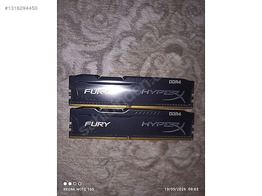 Kingston Hyperx 2x4GB 2666 MHz CL15 DDR4 Ram sahibinden.comda