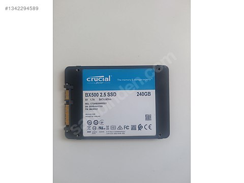 Crucial 240 GB SATA SSD sahibinden.comda - 1342294589