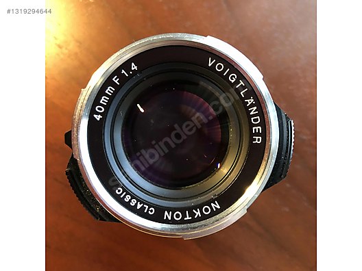 Lensler / voigtlander nokton classic 40mm f1.4 sahibinden.comda