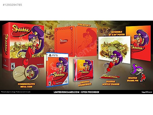 PS5 Shantae Serisi Collector Limited Run - İlan ve alışverişte ilk
