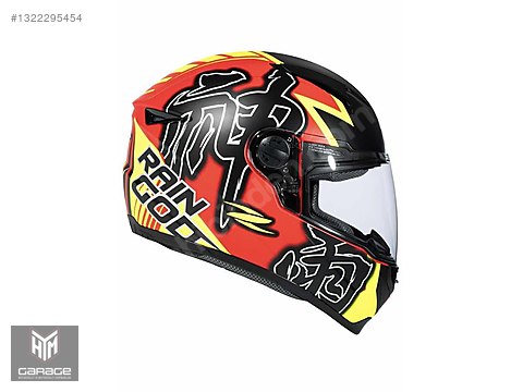 ZEUS ZS-811 AL31 KAPALI KASK - Mat Kırmızı/Sarı - Kapalı Kasklar