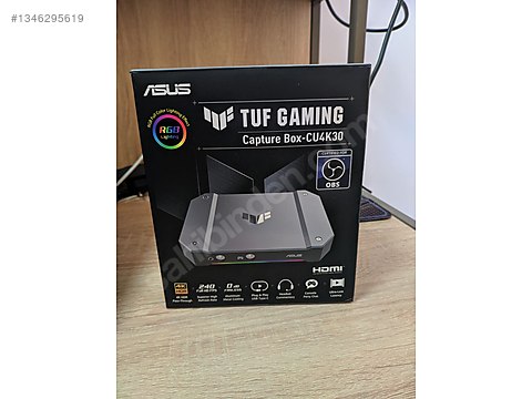 Asus TUF Gaming CU4K30 Capture Box on sahibinden.com - 1346295619
