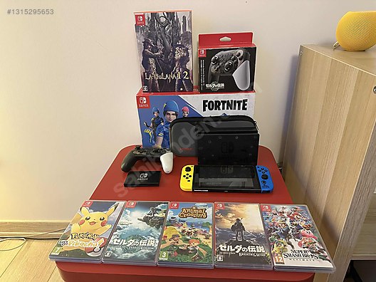 Nintendo switch + Pro Controller + 6 Oyun on sahibinden.com