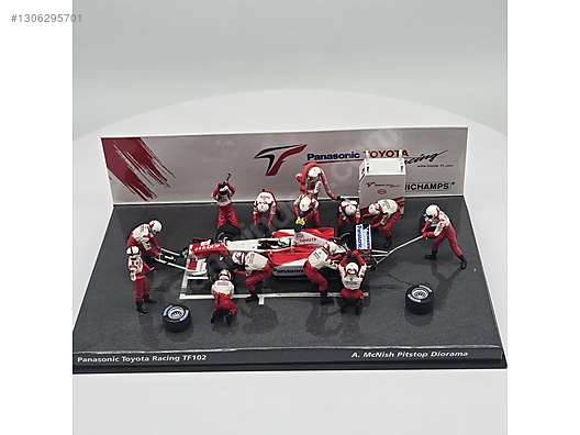 1:43 Toyota Tf102 F1 Pit Stop Formula 1 DiecastEvi on sahibinden