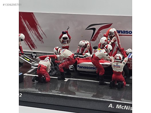 1:43 Toyota Tf102 F1 Pit Stop Formula 1 DiecastEvi on sahibinden