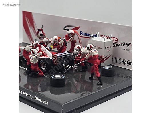 1:43 Toyota Tf102 F1 Pit Stop Formula 1 DiecastEvi on sahibinden