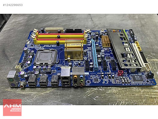GİGABYTE GA-EP43-S3L REV 1.0 SOKET 775PİN DDR2 ANAKART+CPU - Anakart ve Tüm Masaüstü Bilgisayar Parçaları sahibinden.com'da