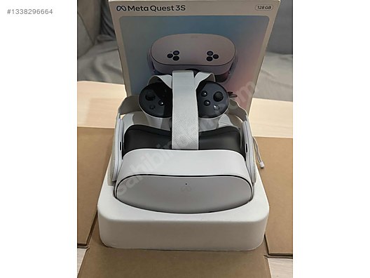 Quest 3S 128GB kutulu, sorunsuz, 22 oyun, bez ve sıvı hediye