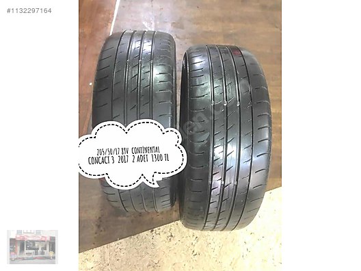 205/50/17 CONTİNENTAL SIFIR AYARINDA 2055017 205/50R17 at