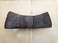 Osmanlı dönemi el yapımı dövme çelik antika balta