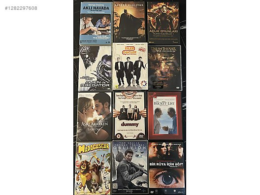 12 adet Dvd Film - Yabancı DVD Filmler sahibinden.com'da - 1282297608
