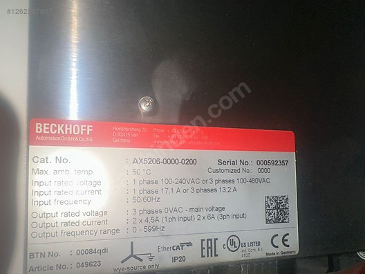 AX5206 0000 0200 beckhoff - Beckhoff Programlayıcı - 1262297807