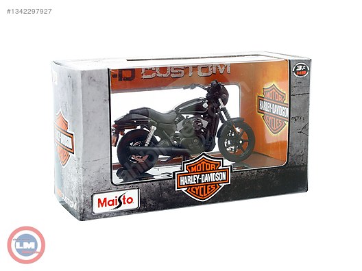 Maisto Diecast Model 1/18 Harley-Davidson Motosiklet Çeşitleri