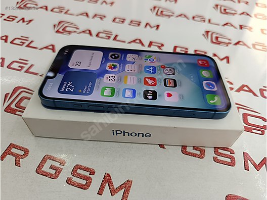 Apple / iPhone 13 / İPHONE 13 128GB MAVİ TERTEMİZ SORUNSUZ CİHAZ