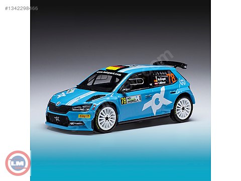 【レア】IXO 1/43 SKODA FABIA R5 #41 K.ロバンペラ IXO Diecast Model 1:43 Skoda Araba - 1342298466