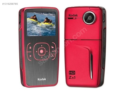 KODAK ZX1 Su Altı Kamera Açılmamış Orijinal Kutulu KIRMIZI