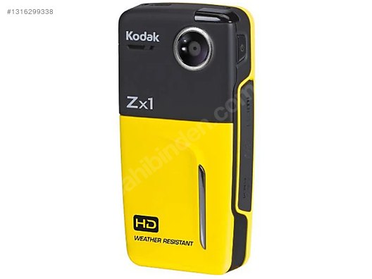 KODAK ZX1 Su Altı Kamera Açılmamış Orijinal Kutulu SARI sahibinden