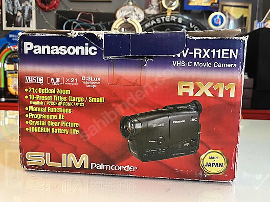 Panasonic VHS-C MOVIE CAMERA 本体 PANASONİC.NV-RX 11 EN VHS-C KAMERA on sahibinden.com - 1283299423