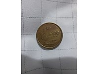para koleksiyonu 5000 lira 1997 basım