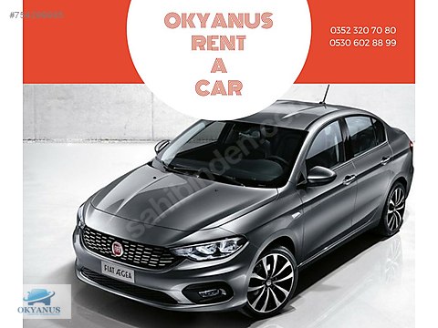 fiat egea kayseri kiralik arac okyanus rent a car 05306028899 at sahibinden com 754299985