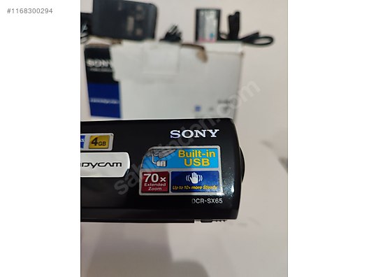 sony dcr sx65 sd kartlı sıfır kutusunda kamera sahibinden.comda