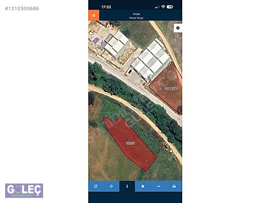 Nilüfer Yaylacık' ta Yol Üstü 1300m2 Satilik
