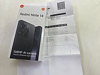 REDMİ NOTE 14 8/256 GB SİYAH RENK SIFIR 24 AY GARANTİLİ #1269300723