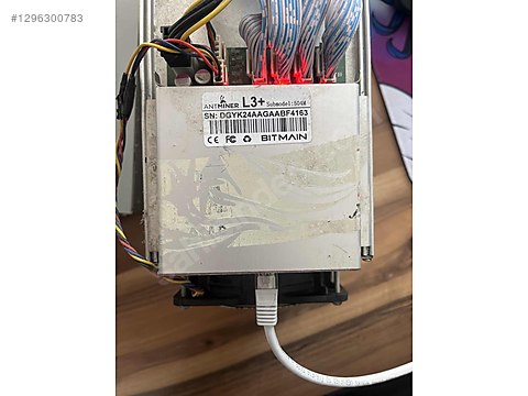 Antminer L3+ sahibinden.comda - 1296300783