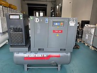 15 kW 20 HP DALGAKIRAN DEPO ÜSTÜ VİDALI KOMPRESÖR #1279301164