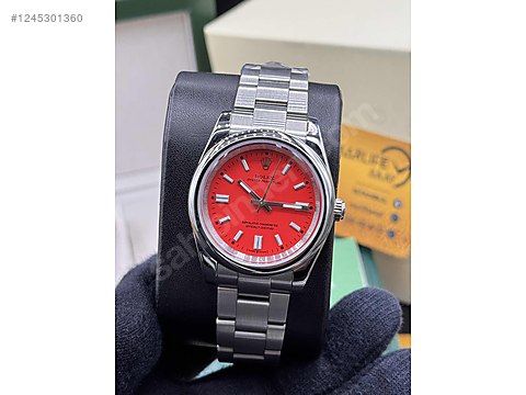 Rela＊pono様オーダー Rolex / Rolex Oyster Perpetual Kırmızı Kadran on sahibinden.com