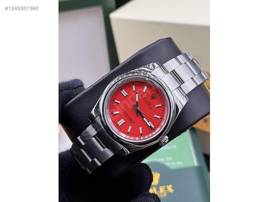 Rolex / Rolex Oyster Perpetual Kırmızı Kadran on sahibinden.com