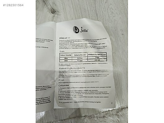 İkinci El ve Sıfır Alışveriş / Bahçe & Yapı Market / Yapı Malzemeleri / Sıhhi Tesisat / Pompa & Hidrofor