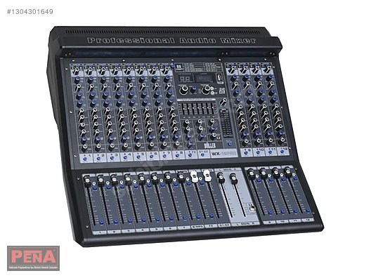 WÖLLER WX-12PRO 12 KANALLI 12 MONO GİRİŞ/ 7 AUX DECK MİKSER