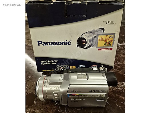 Panasonic NV-GS400 パナソニックMiniDVビデオDVD Panasonic NV GS400, Kutusu ve ilave aksesuarlar ile on sahibinden