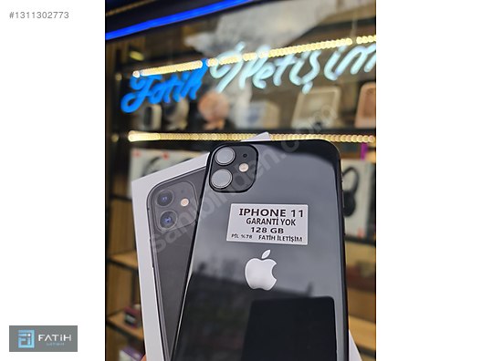 Apple / iPhone 11 / IPHONE 11 128GB SİYAH PİL%78 GARANTİ YOK