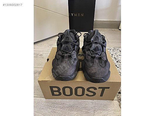 Yeezy 500 Utility Black - Erkek Spor Ayakkabı Modelleri - 1309302817