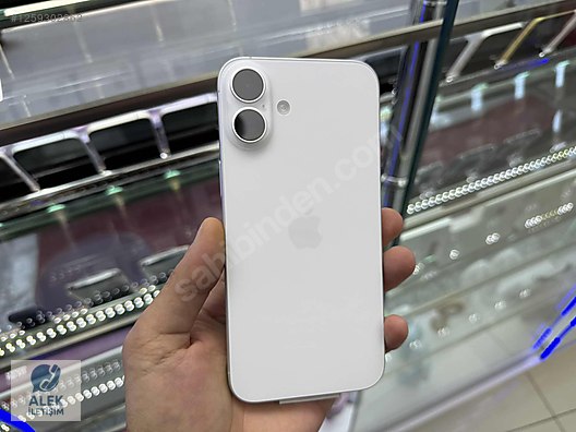 Resim Apple iPhone 16 Plus İkinci El YD | 128 GB | Beyaz İkinci El APPLE İPHONE 16 PLUS 128 GB PİL 100 SIFIR 16 AY