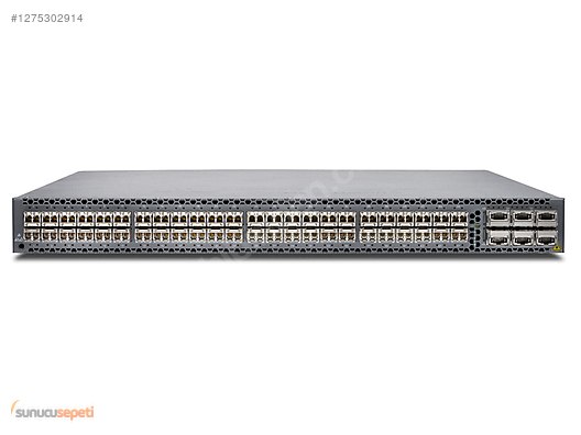 Juniper QFX5100-48S-3AFO - Sıfır - 48x 10Gbps + 6x 40Gbps Switch