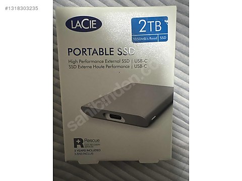 LaCie Portable SSD 2TB sahibinden.comda - 1318303235