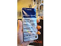 Tecno pova slim 5g 8/256 ultra ince