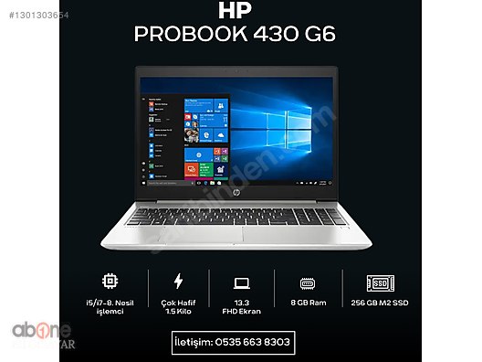 【新生活応援】★おまけ多数★　 HP ProBook 430 G6 HP / HP ProBook 430 G6 8. Nesil i5 / i7 8GB RAM 256GB M.2 SSD