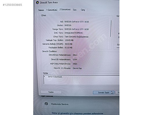 İkinci El ve Sıfır Alışveriş / Oyunculara Özel / Oyun Bilgisayarı / Oyuncu Laptop / Acer