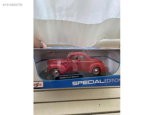 1939 Ford Deluxe Kırmızı 1.18 Model Araba on sahibinden.com