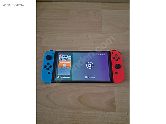 Nintendo Switch OLED çipli+256gb hafıza kartı+Çantası sahibinden
